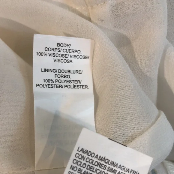 Lucky Brand Felice Floral High Low Button Down Dress Size Medium - Picture 11 of 11